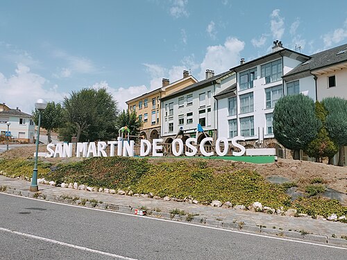 Iglesia de San Martín de Oscos, iglesia en San Martín de Oscos