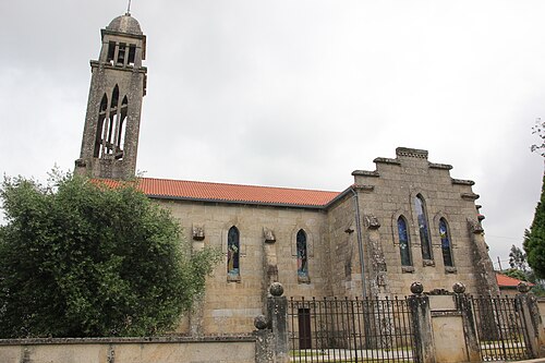 Iglesia de Santa María de Lestedo, iglesia en Boqueixón