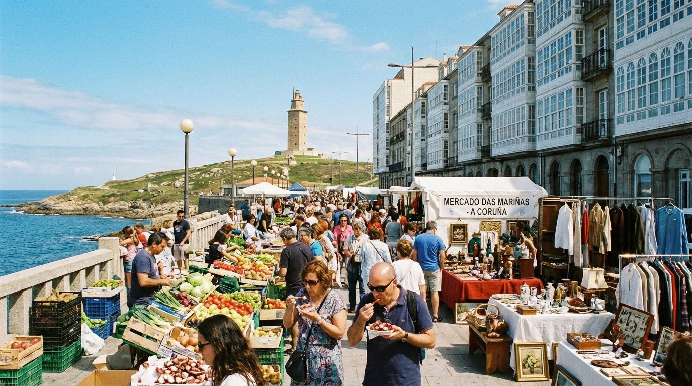 Mercadillos en A Coruña