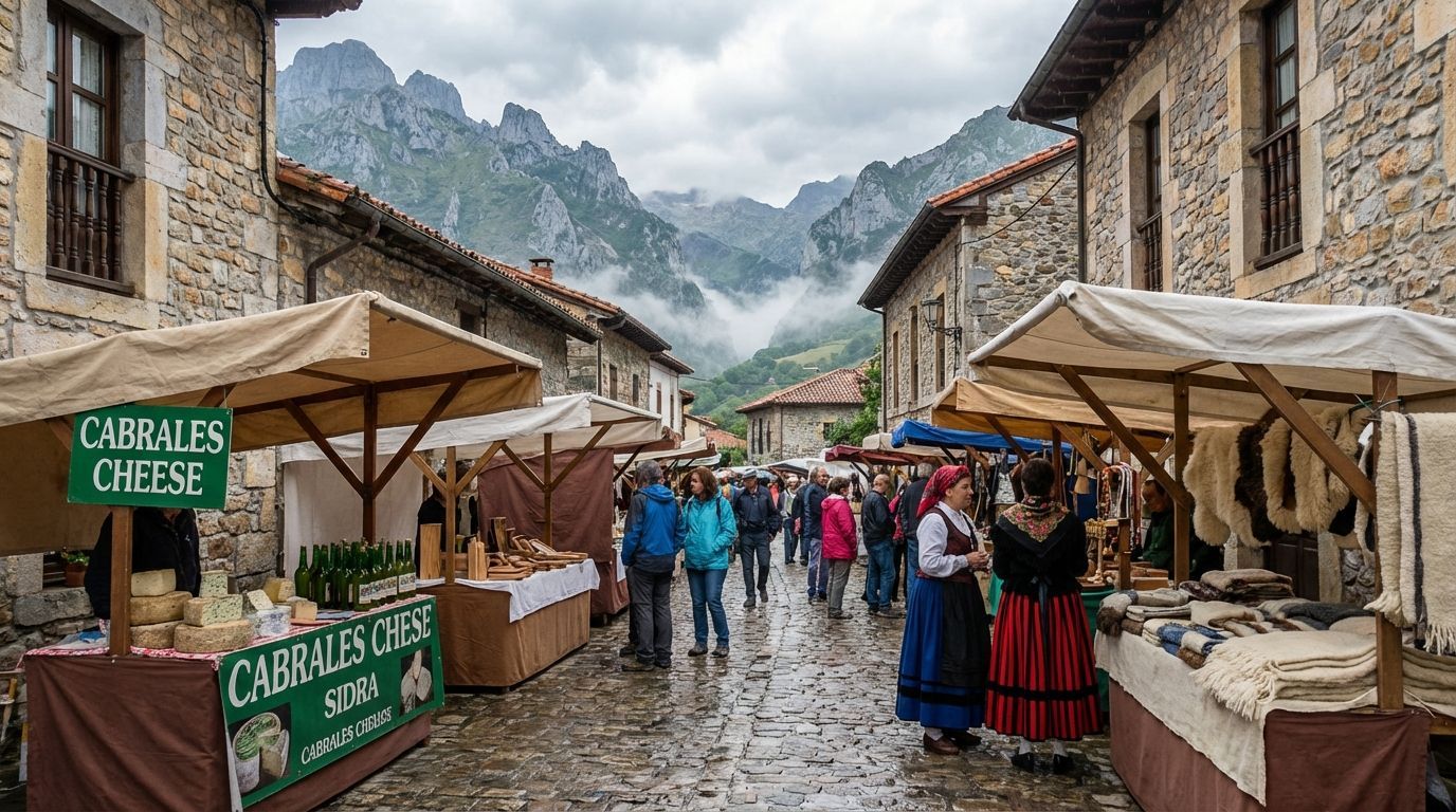 Mercadillos en Asturias