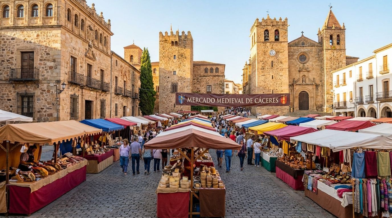 Mercadillos en Cáceres