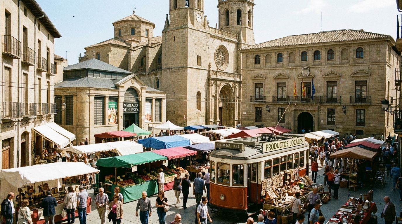 Mercadillos en Huesca