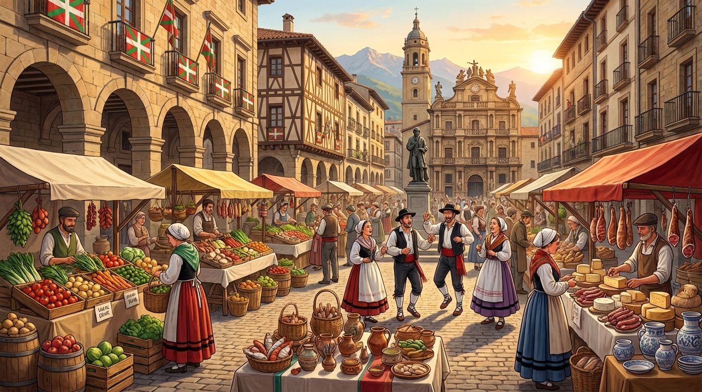 Mercadillos en Navarra