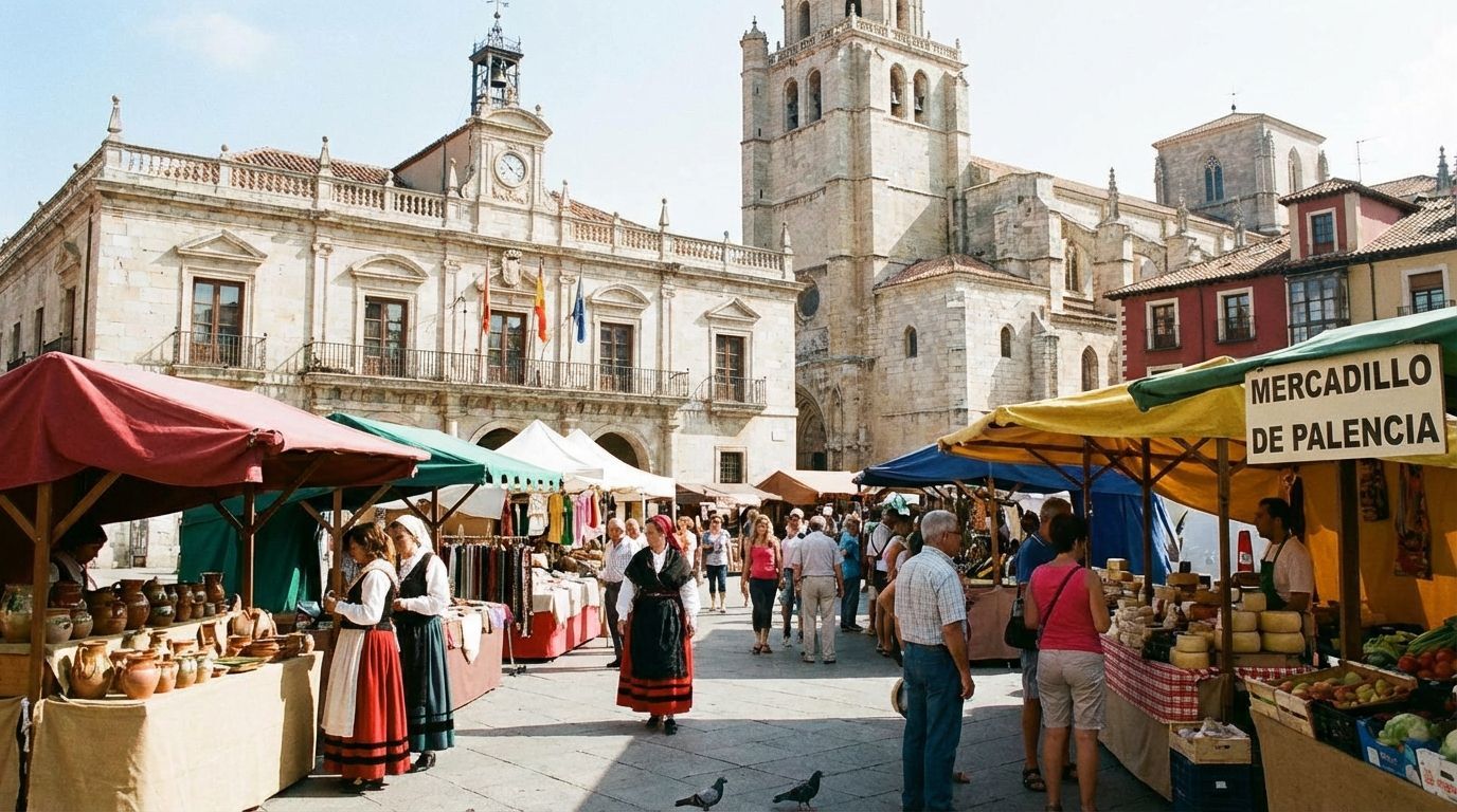 Mercadillos en Palencia